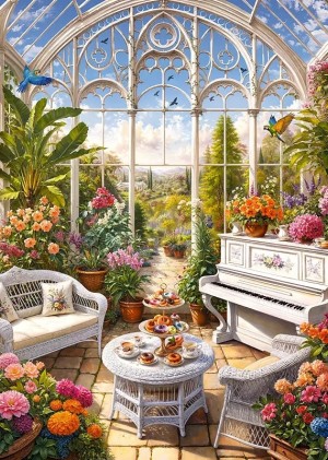 Cherry Pazzi: The Orangery of Dreams (1000) verticale puzzel