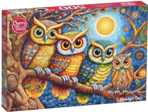 Cherry Pazzi: Moonlight Owls (500) legpuzzel