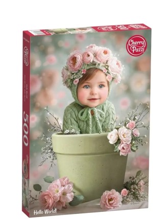 Cherry Pazzi: Hello World (500) verticale puzzel