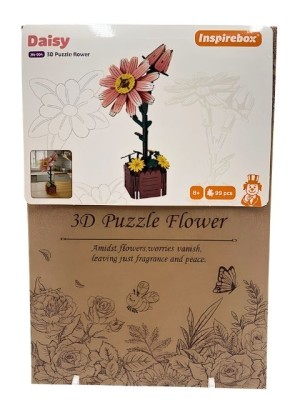 Inspirebox: 3D Bloem - Daisy (99) 3d puzzel