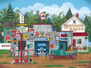 Cobble Hill: The Ol' Roadside Garage (275XXL) Easy Handling puzzel