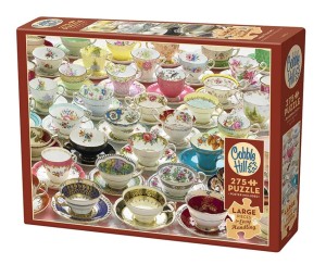 Cobble Hill: More Teacups (275XXL) Easy Handling puzzel