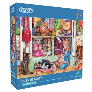 Gibsons: Puss in Boots (1000) kattenpuzzel