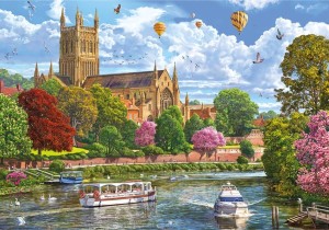 Gibsons: Worcester from the River (500) legpuzzel