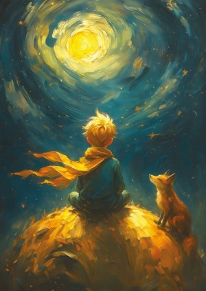 Art Puzzle: Whispers to the Stars (1000) verticale puzzel