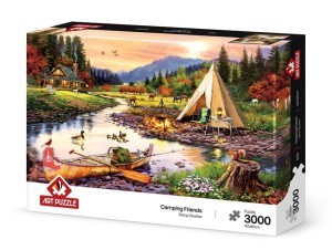 Art Puzzle: Camping Friends (3000) legpuzzel