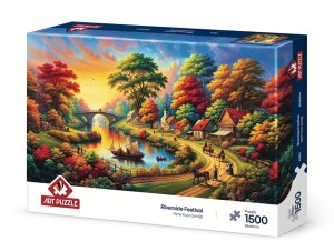 Art Puzzle: Riverside Festival (1500) legpuzzel