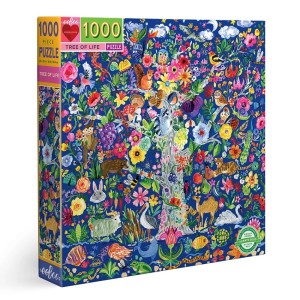 Eeboo: Tree of Life (1000) vierkante puzzel