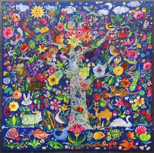 Eeboo: Tree of Life (1000) vierkante puzzel