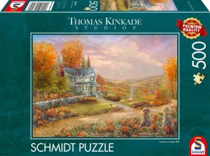 Schmidt: Thomas Kinkade - Autumn at Apple Hill (500) legpuzzel