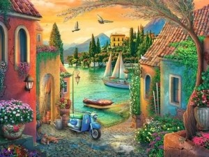 Ravensburger: European Villa Views (750XL) legpuzzel