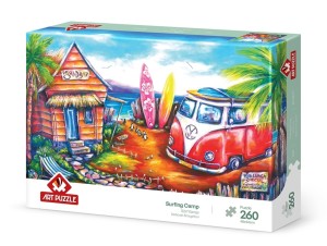 Art Puzzle: Surfing Camp (260XL) legpuzzel