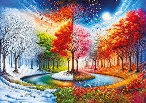 Art Puzzle: Four Worlds (2000) legpuzzel