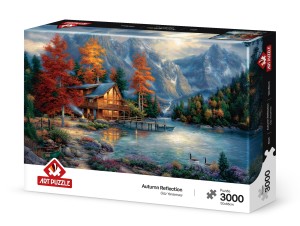 Art Puzzle: Autumn Reflection (3000) herfstpuzzel