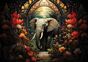 Art Puzzle: Guardian of Flowers (1000) legpuzzel