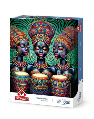 Art Puzzle: Tribal Rhythm (1000) verticale puzzel
