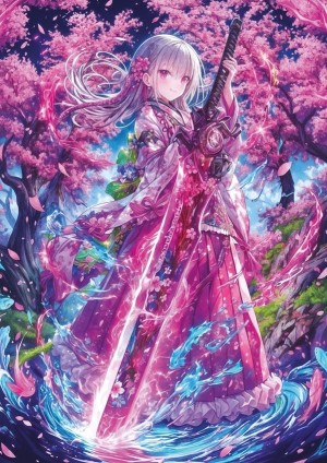 Art Puzzle: Pink Blade (1000) verticale puzzel