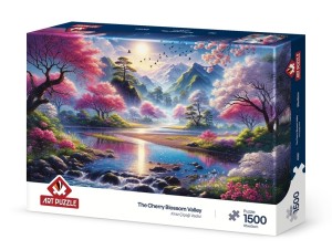Art Puzzle: The Cherry Blossom Valley (1500) legpuzzel