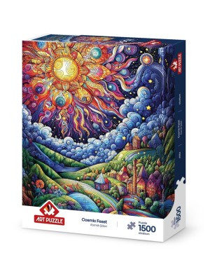 Art Puzzle: Cosmic Feast (1500) verticale puzzel