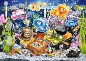 Ravensburger: Gelini in Underwater Fun (1000) legpuzzel