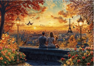 Educa: In Love in Paris (1500) legpuzzel