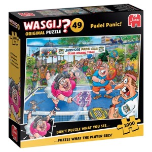 Wasgij: Original 49 Paniek op de Padelbaan (1000) legpuzzel