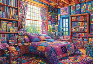 Bluebird: My Colorful Bedroom (1000) legpuzzel