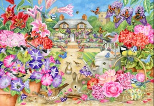 Bluebird: Summer Garden (1000) legpuzzel