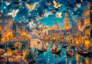 Bluebird: Magical Trip to Venice (1000) legpuzzel