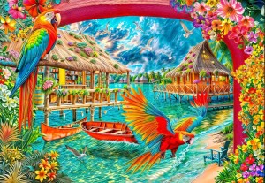 Bluebird: Paradise on Earth (1000) legpuzzel