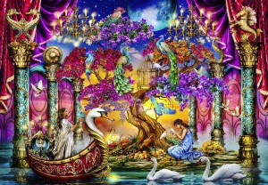 Bluebird: Swan Temple (1000) legpuzzel