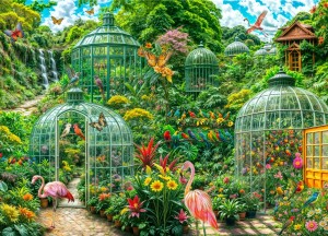 Bluebird: The Garden Greenhouses (1500) legpuzzel