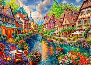 Bluebird: Walk Along the Canal (1500) legpuzzel