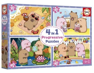 Educa: Capyfun (20/40/60/80) kinderpuzzels