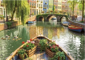 Educa: Amsterdam Boat Ride (1000) legpuzzel