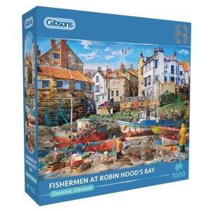 Gibsons: Fishermen at Robin Hood's Bay (1000) legpuzzel