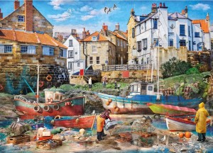Gibsons: Fishermen at Robin Hood's Bay (1000) legpuzzel