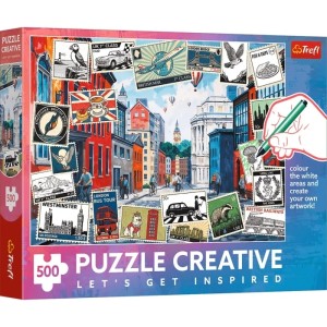 Trefl: Puzzle Creative - Greetings from London (500) puzzel