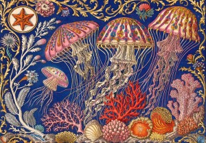 Bluebird: The Jelly Fish Ballet (1000) legpuzzel