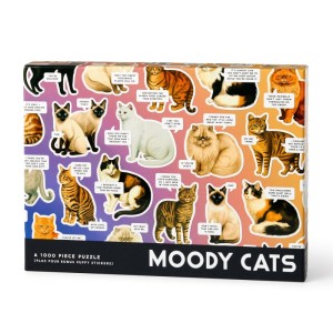 Brass Monkey: Moody Cats (1000) kattenpuzzel