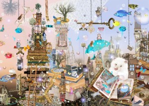Grafika: Lost in a Book (500) legpuzzel