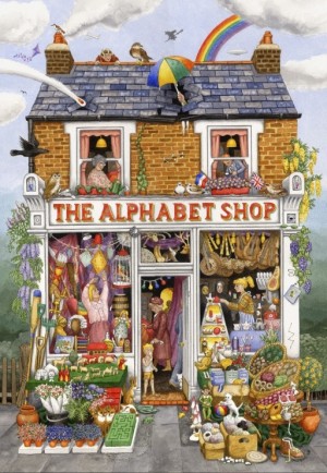 Grafika: Alphabet Shop (1000) verticale puzzel