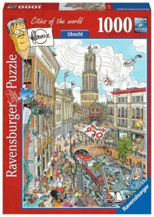 Ravensburger: Cities of the World - Utrecht (1000) verticale puzzel op = op