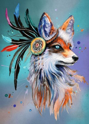 Ravensburger: Spirit Fox (1000) verticale puzzel OP = OP