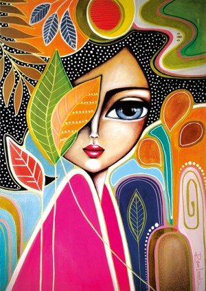 Magnolia: Autumn Beauty (1000) verticale puzzel