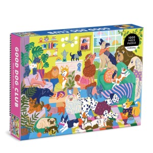 Mudpuppy: Good Dog Club (1000) hondenpuzzel