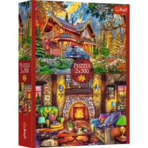 Trefl: Mountain Trip (2x500) legpuzzels