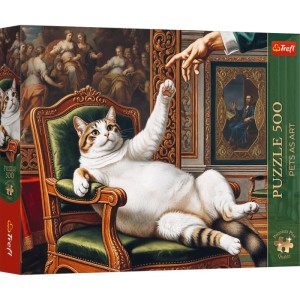 Trefl: His Fluffy Majesty (500) kattenpuzzel