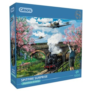 Gibsons: Spitfire Surprise (1000) SCHADE AAN DOOS OP = OP
