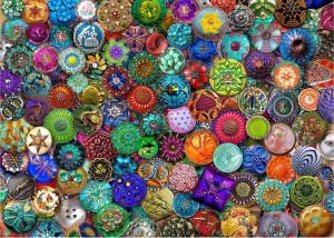 House of Puzzles: Glass Buttons (1000) legpuzzel